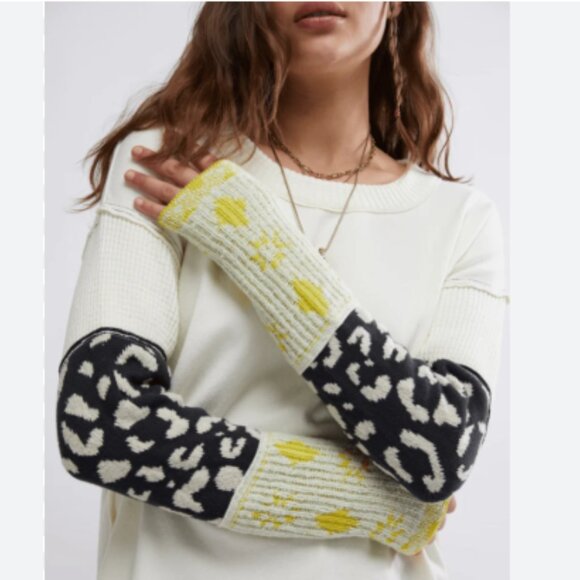 new Free People Tiger Style Cuff Sweater 257 3S2 - Picture 6 of 10
